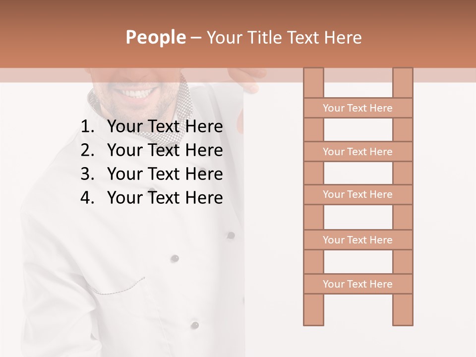 Looking  People PowerPoint Template