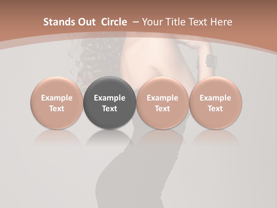 Contrast Bright Gorgeous PowerPoint Template