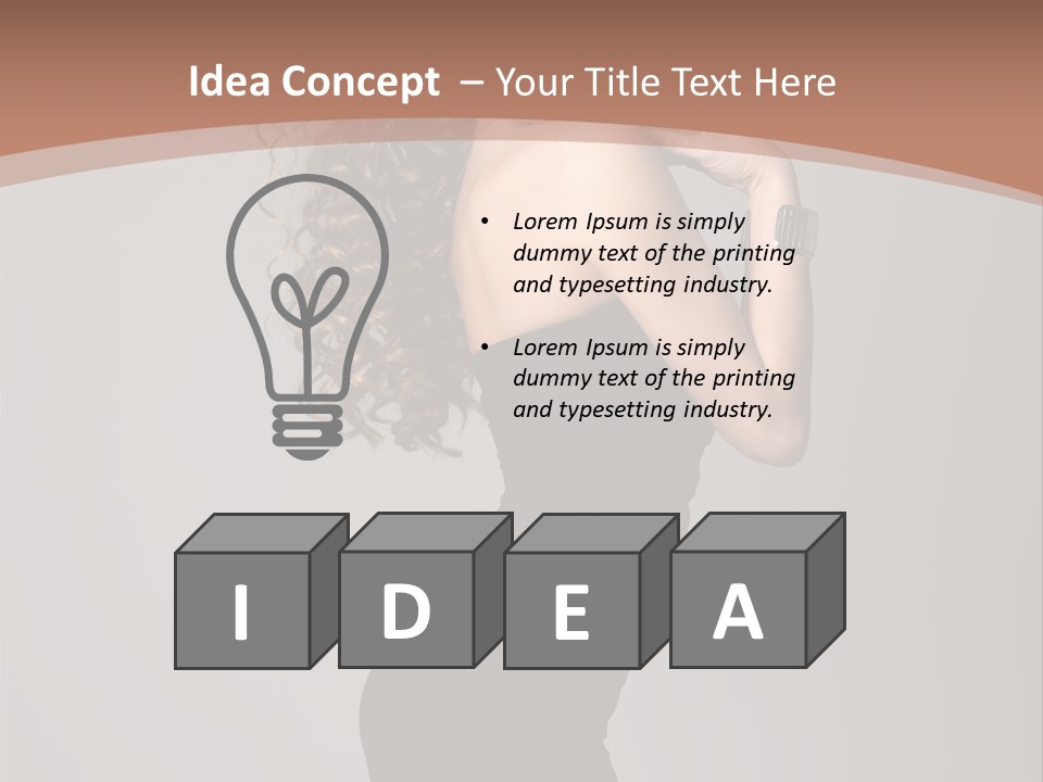 Contrast Bright Gorgeous PowerPoint Template