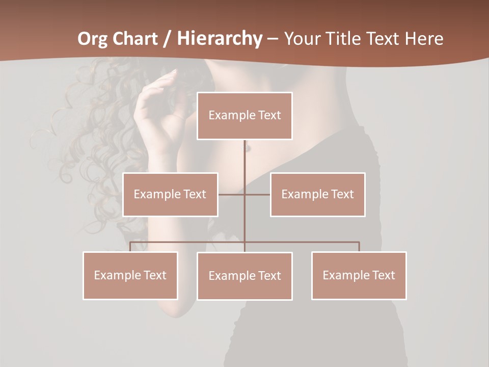 Attractive Girl White PowerPoint Template