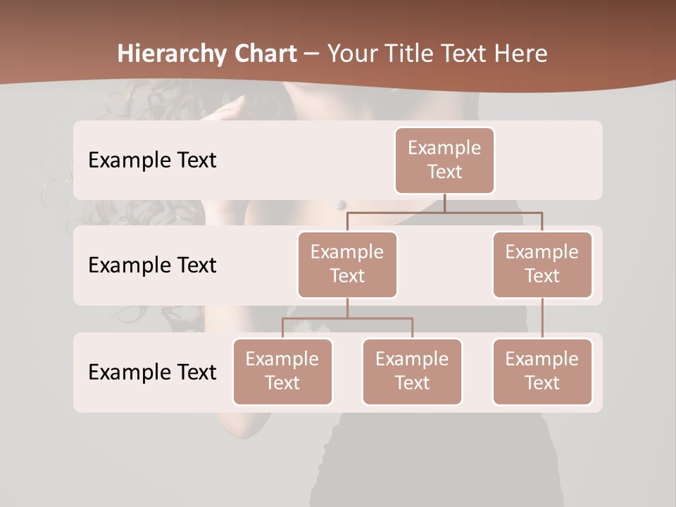 Attractive Girl White PowerPoint Template