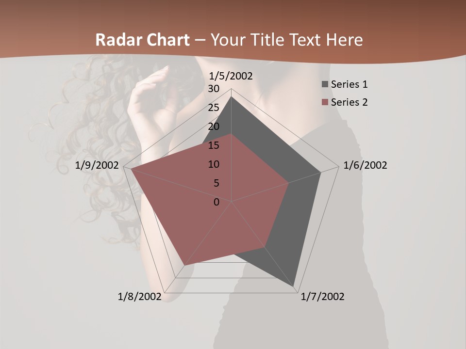 Attractive Girl White PowerPoint Template