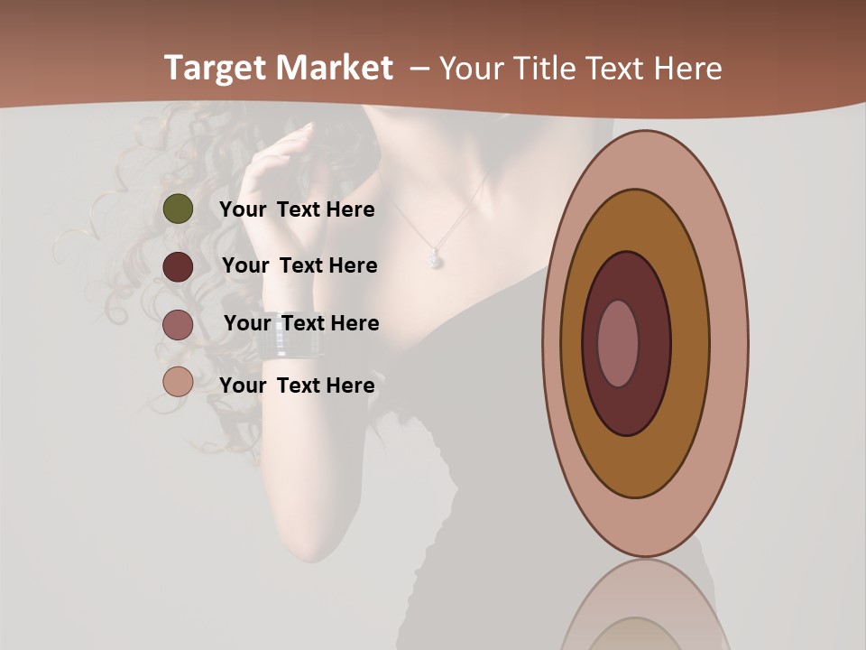 Attractive Girl White PowerPoint Template