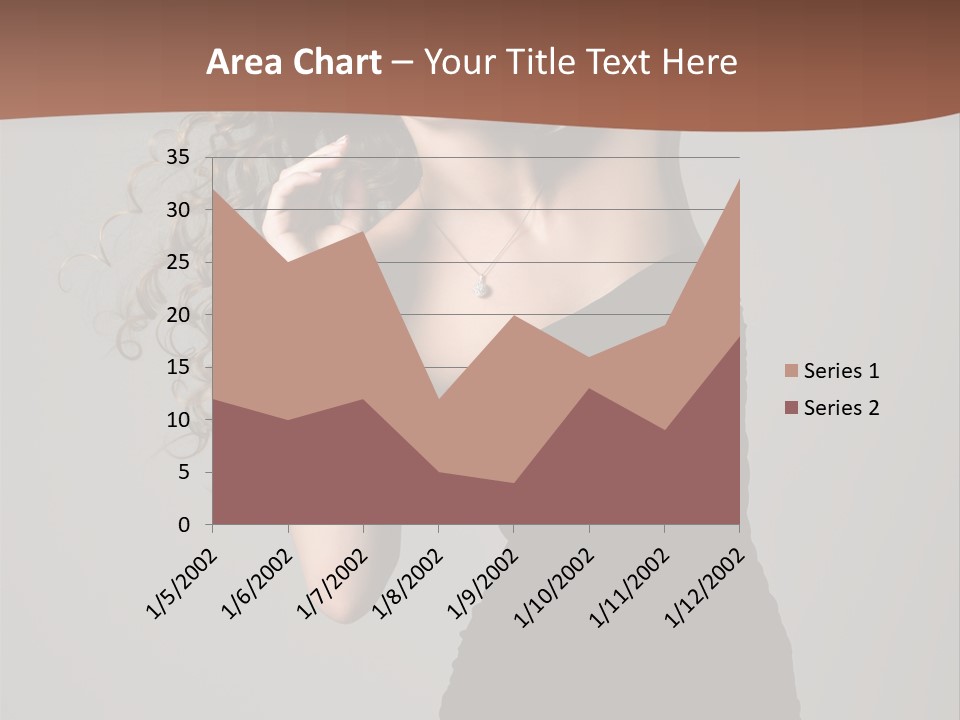 Attractive Girl White PowerPoint Template