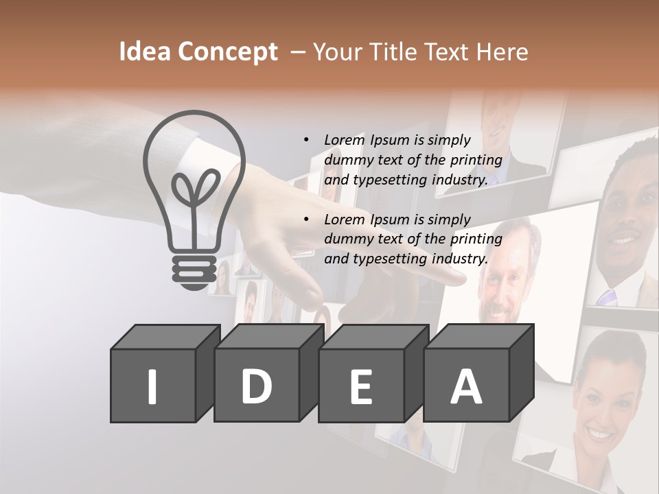 New Concept Broadcast PowerPoint Template