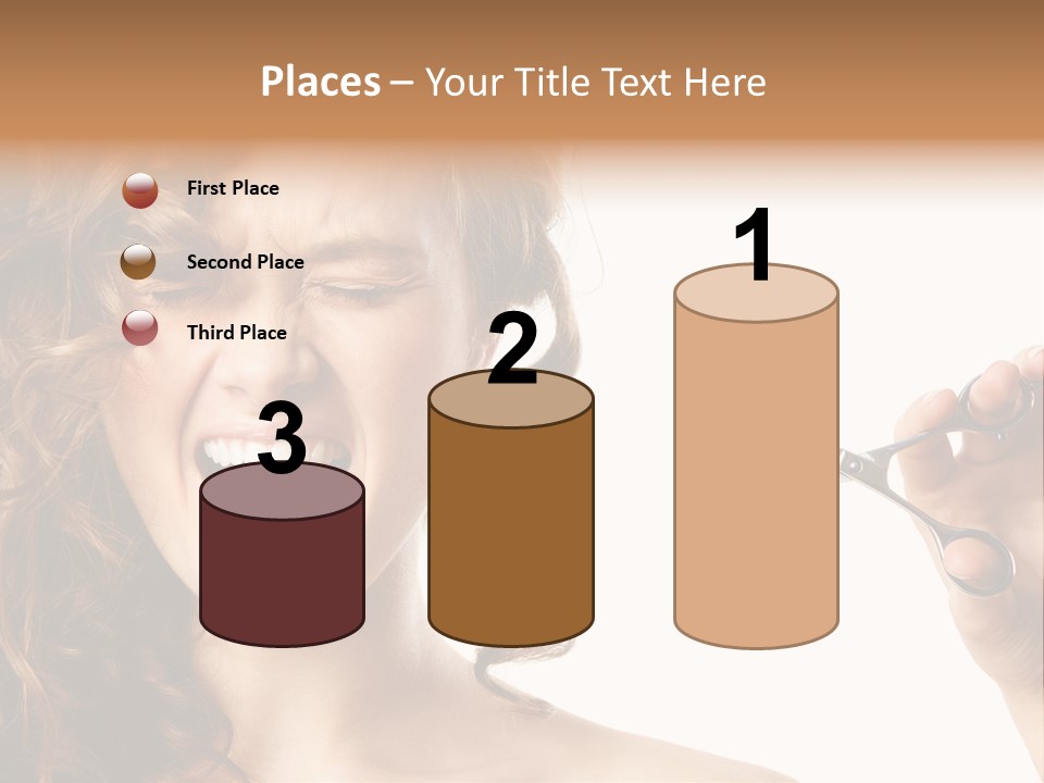 Style Person Screaming PowerPoint Template