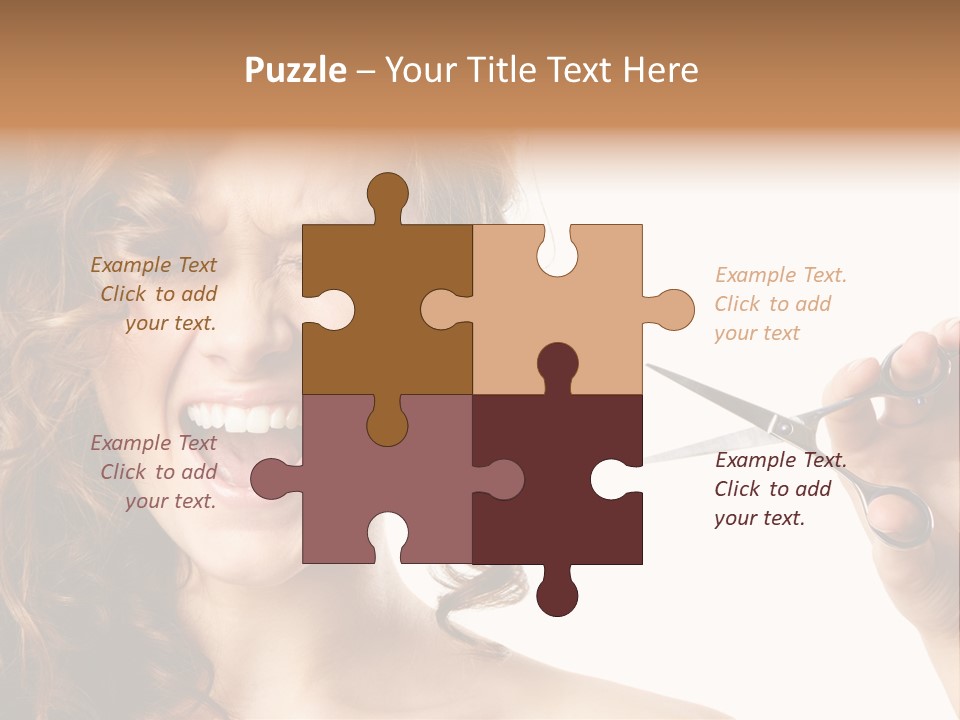 Style Person Screaming PowerPoint Template