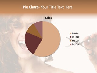 Style Person Screaming PowerPoint Template