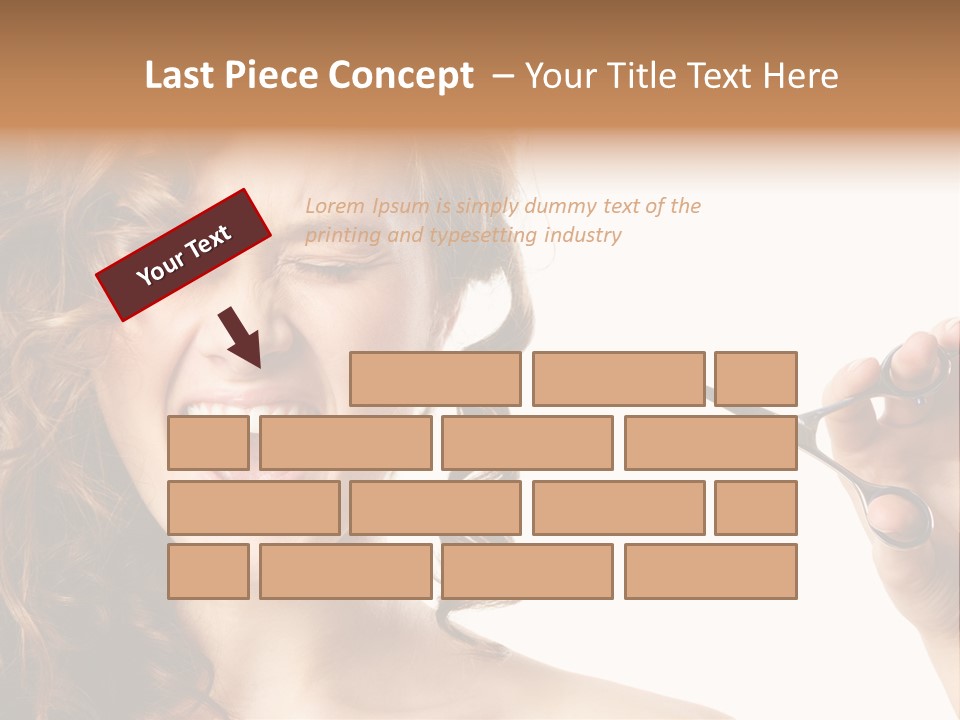 Style Person Screaming PowerPoint Template