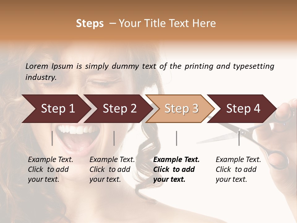 Style Person Screaming PowerPoint Template