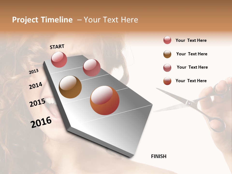 Style Person Screaming PowerPoint Template