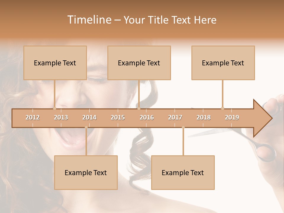 Style Person Screaming PowerPoint Template