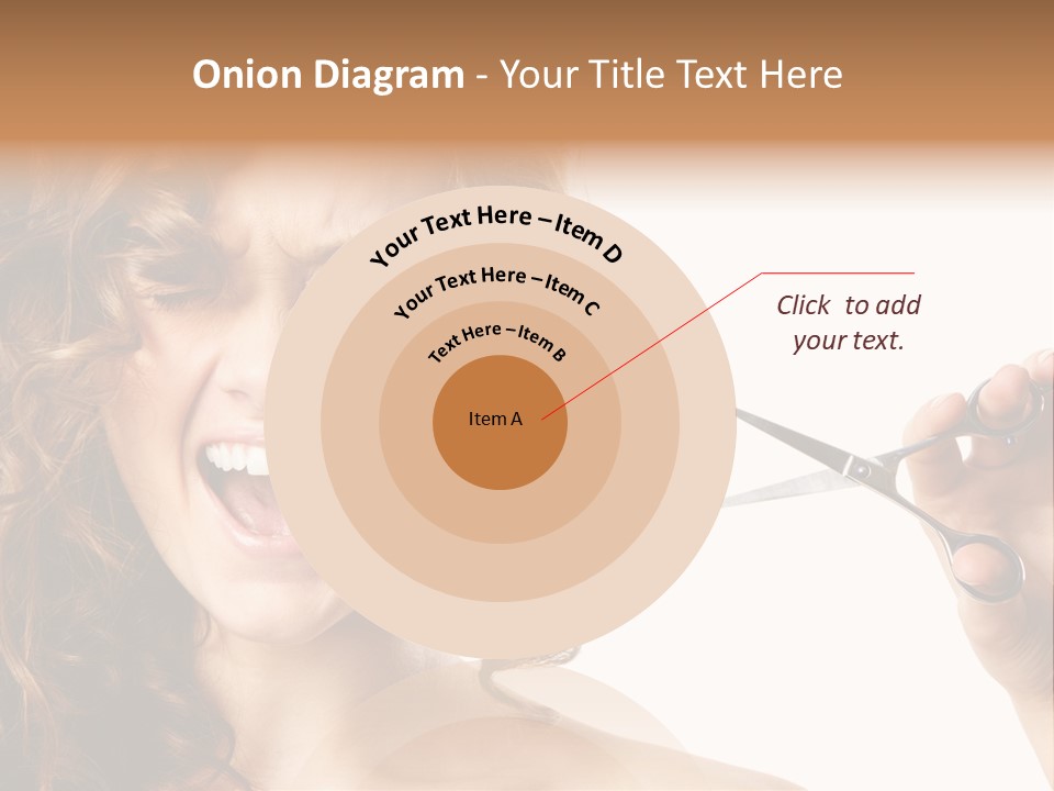 Style Person Screaming PowerPoint Template