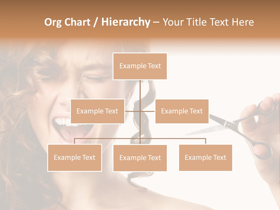 Style Person Screaming PowerPoint Template