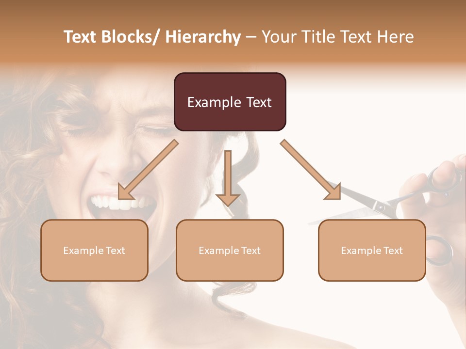 Style Person Screaming PowerPoint Template