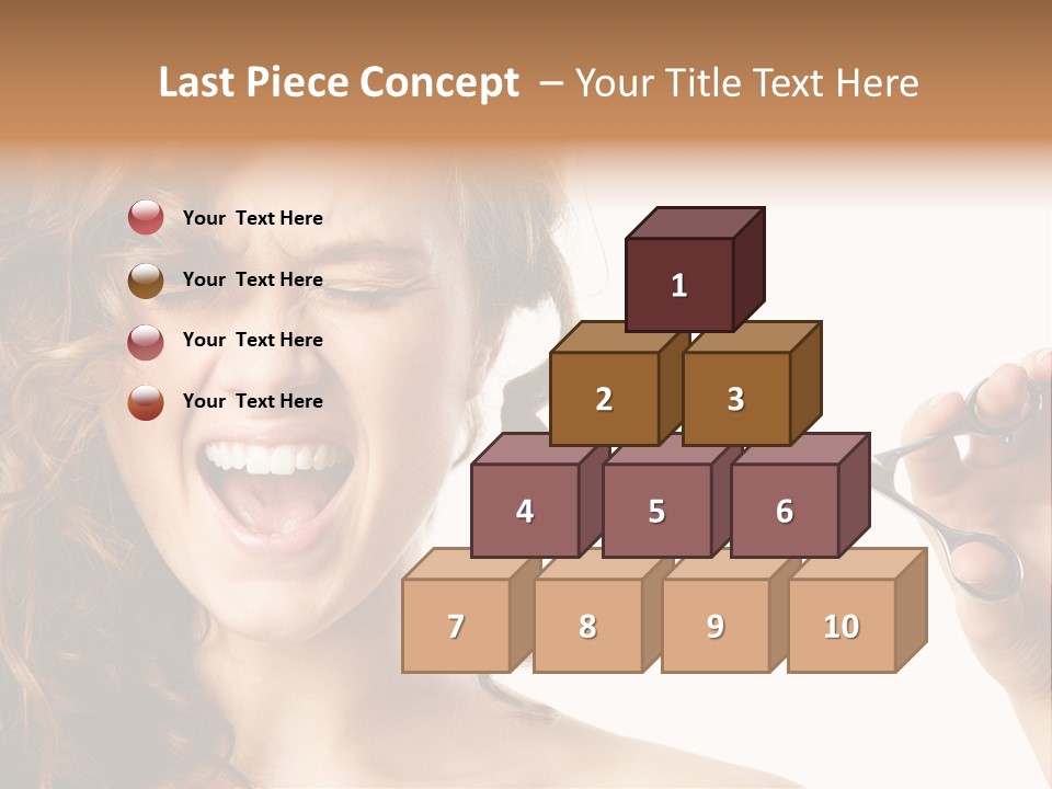 Style Person Screaming PowerPoint Template