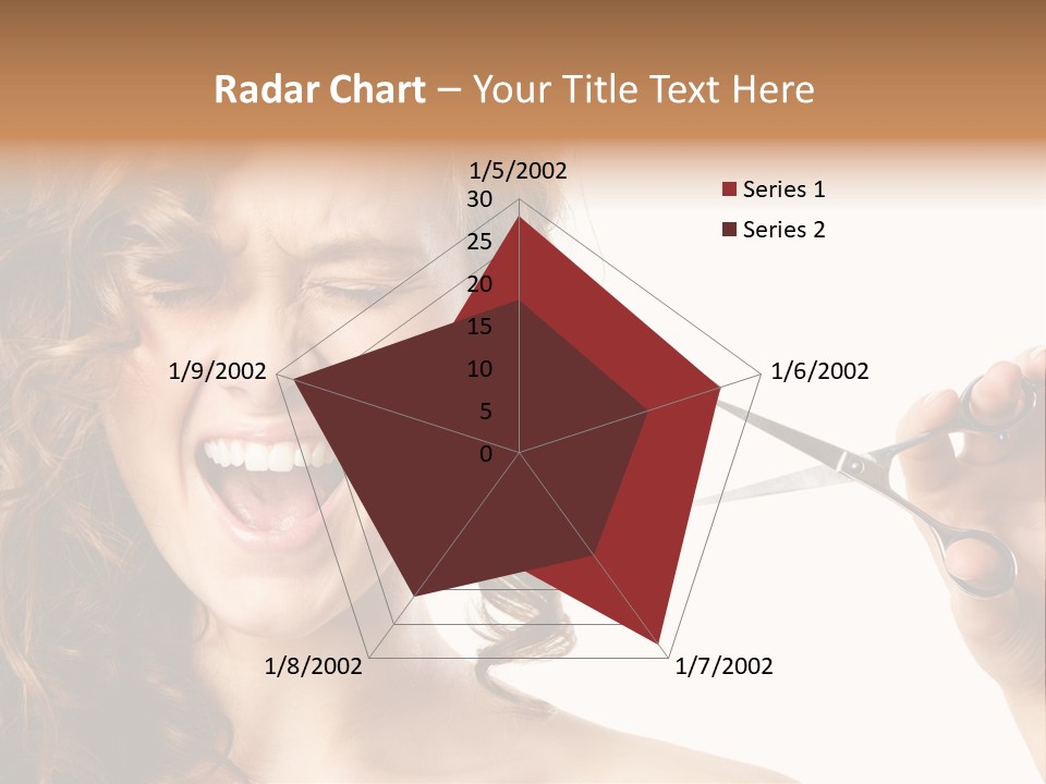 Style Person Screaming PowerPoint Template