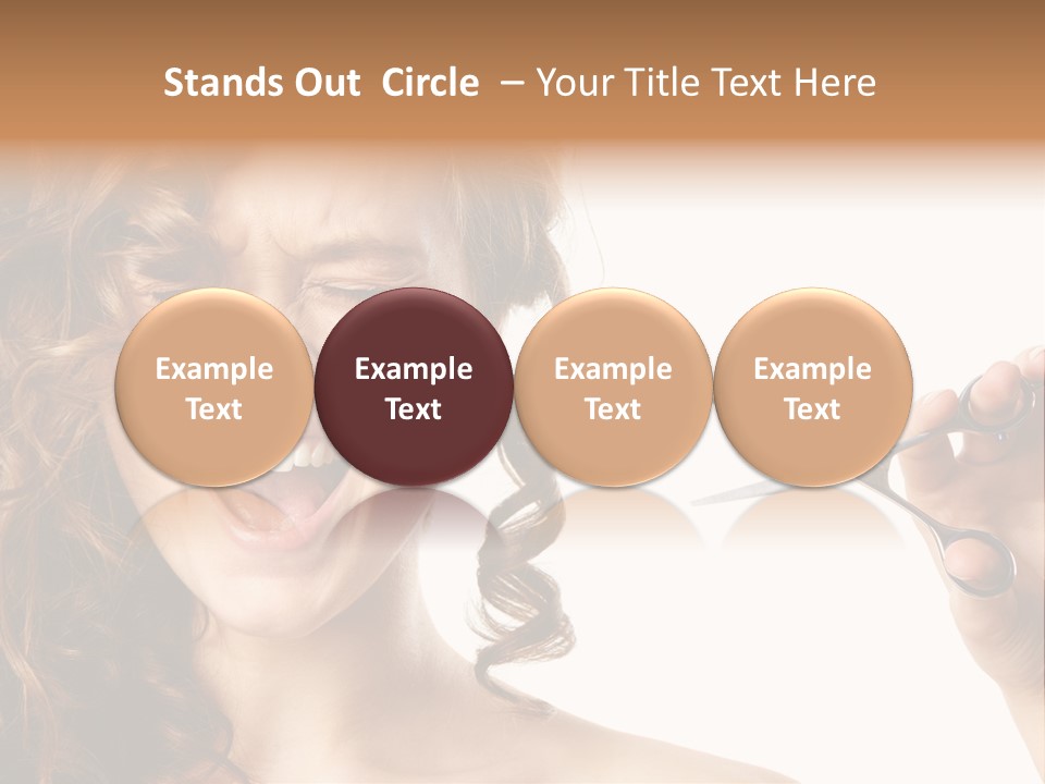 Style Person Screaming PowerPoint Template