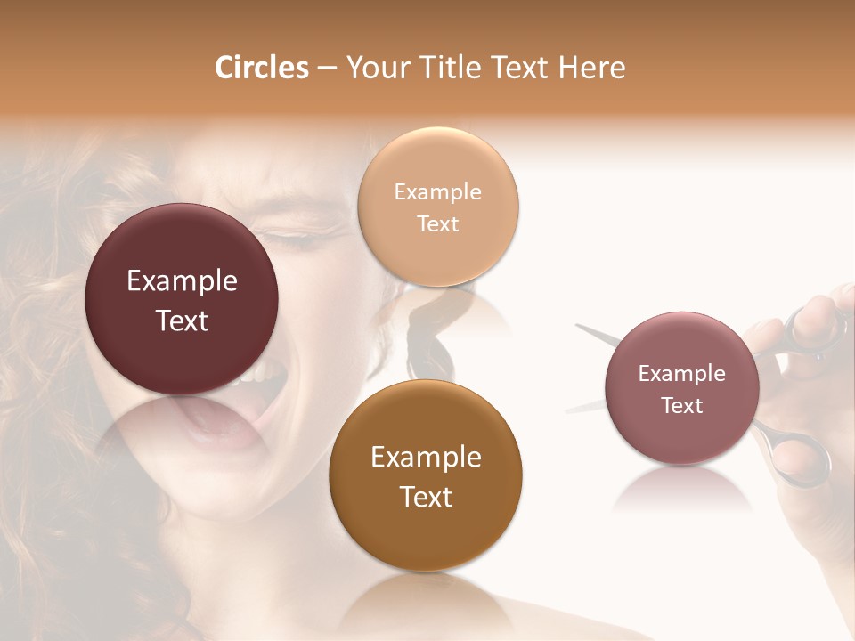 Style Person Screaming PowerPoint Template