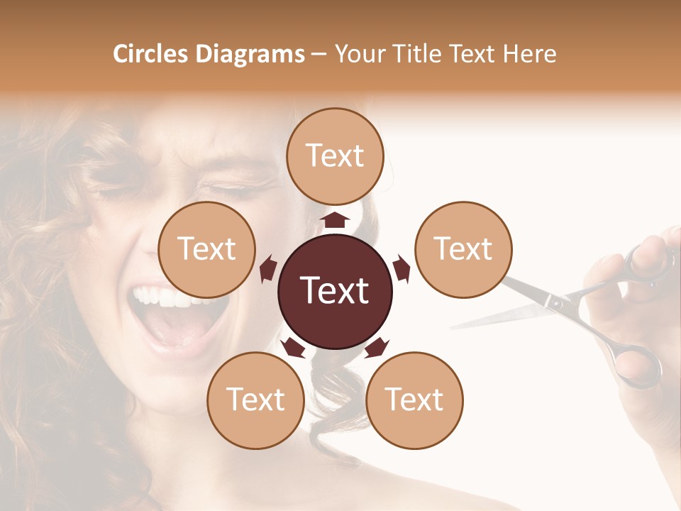 Style Person Screaming PowerPoint Template