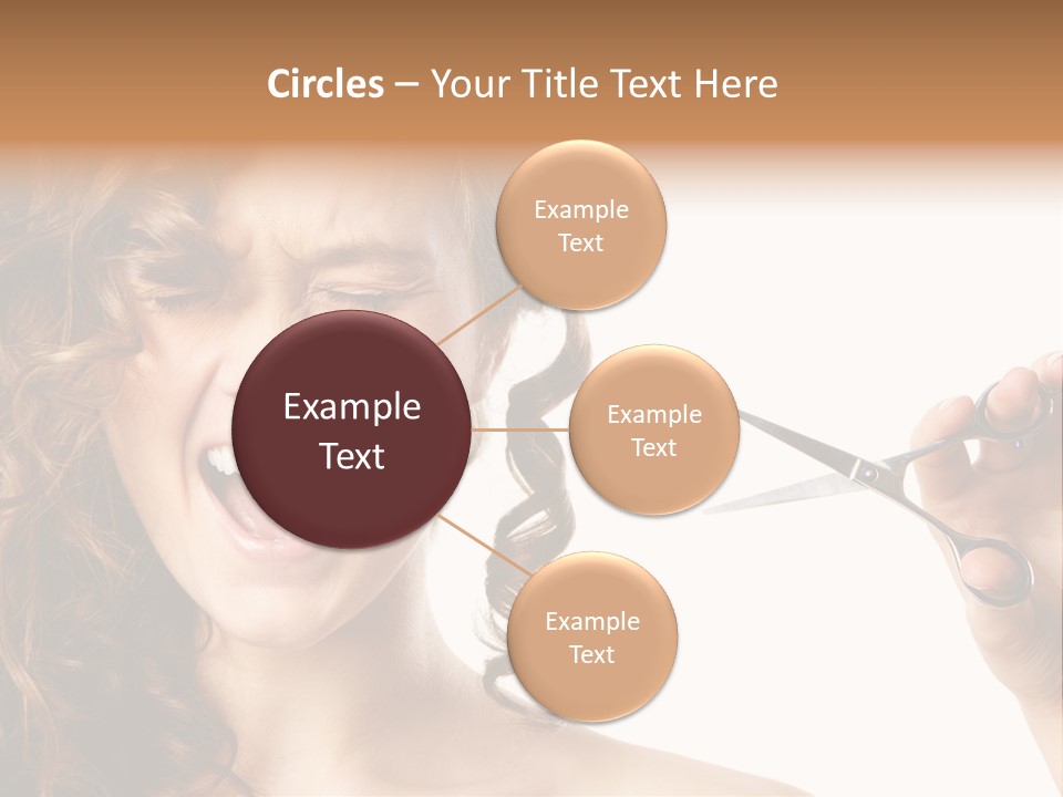 Style Person Screaming PowerPoint Template