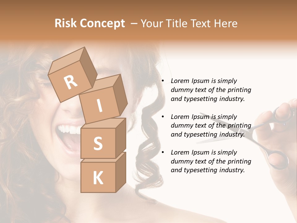 Style Person Screaming PowerPoint Template