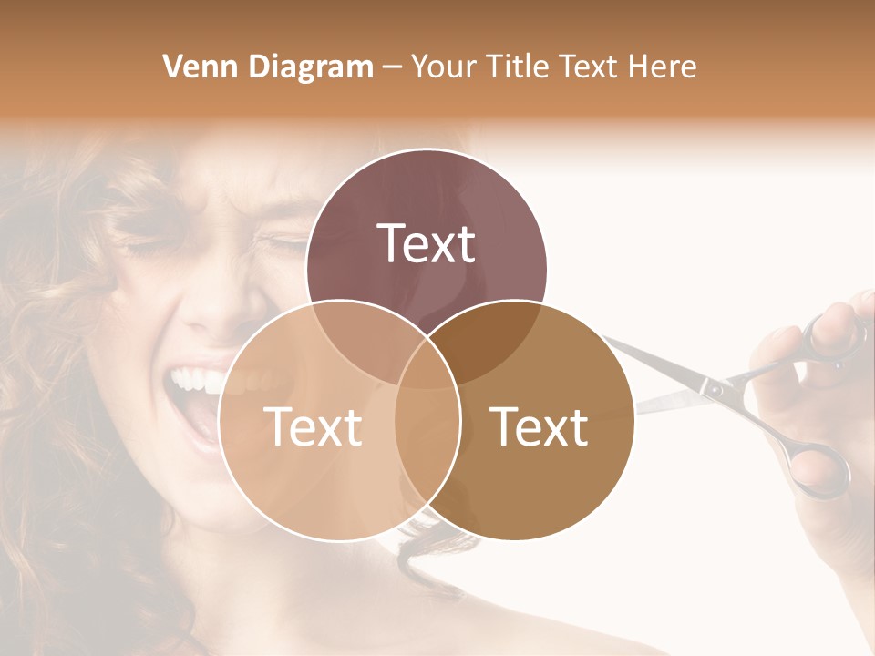 Style Person Screaming PowerPoint Template