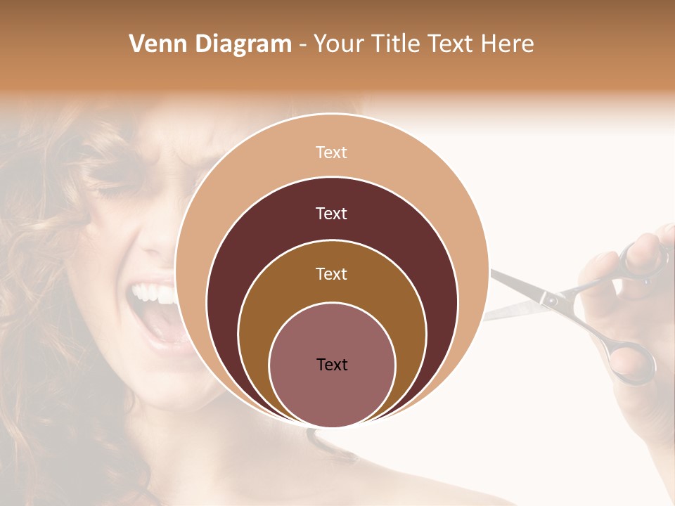 Style Person Screaming PowerPoint Template