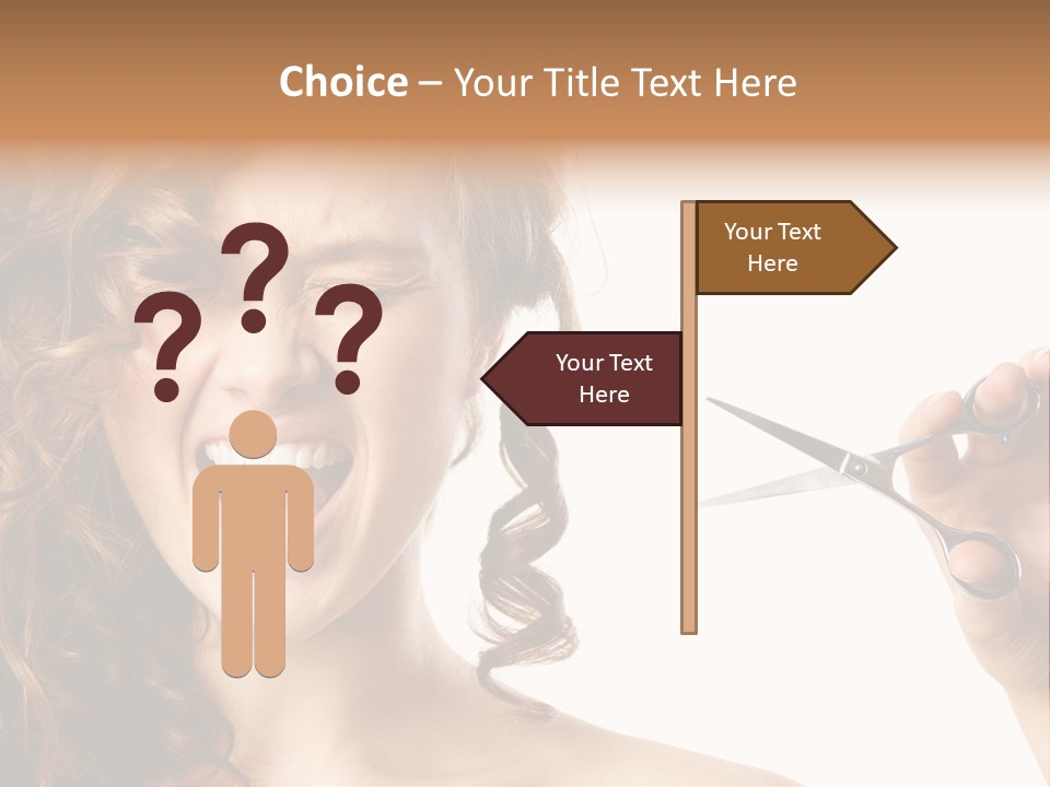 Style Person Screaming PowerPoint Template