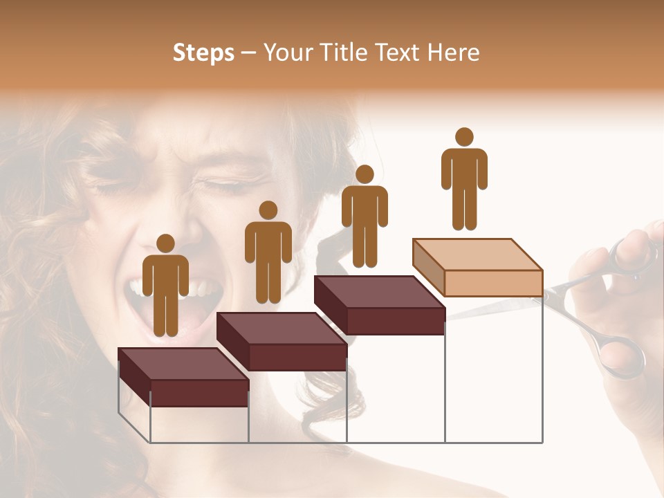 Style Person Screaming PowerPoint Template