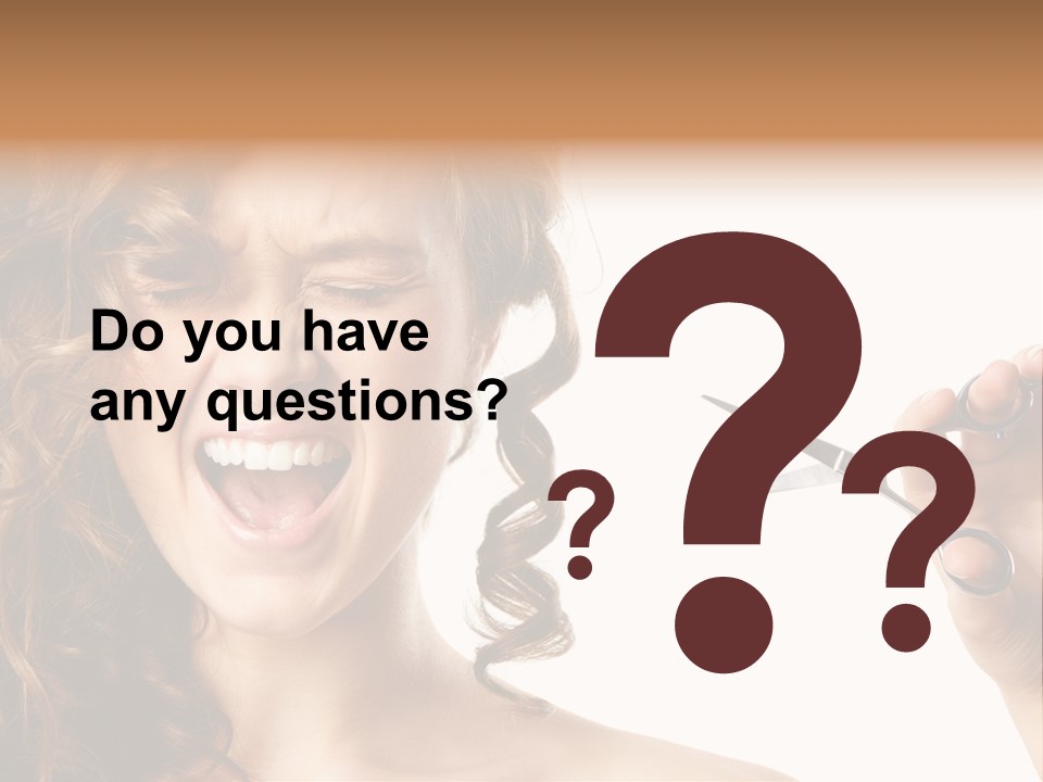 Style Person Screaming PowerPoint Template