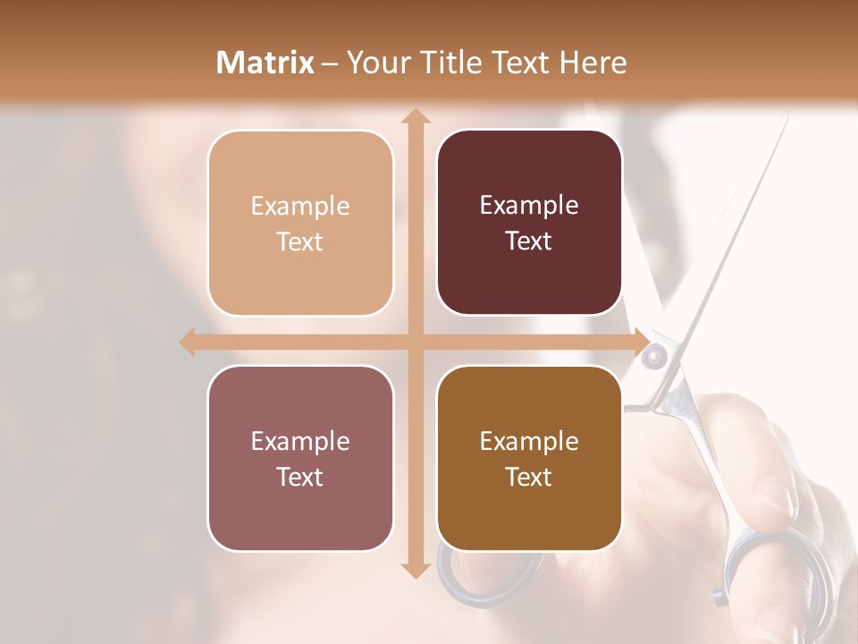 Female Focus Cute PowerPoint Template