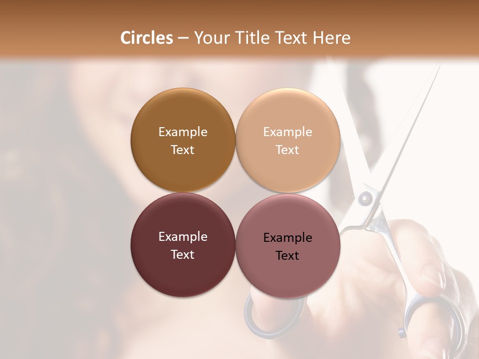 Female Focus Cute PowerPoint Template