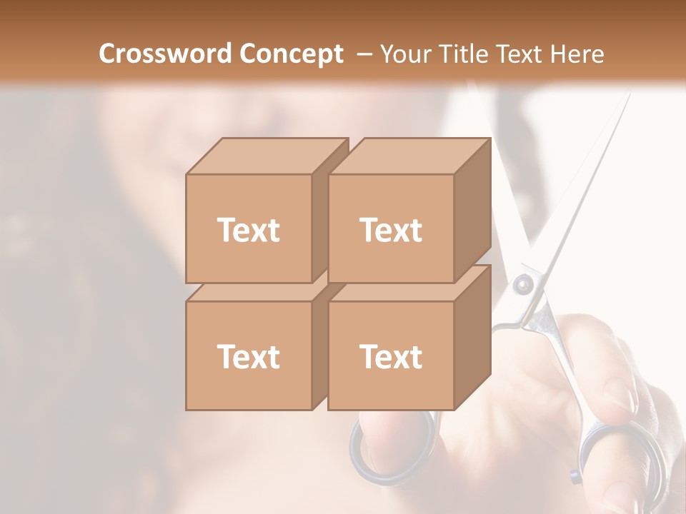 Female Focus Cute PowerPoint Template