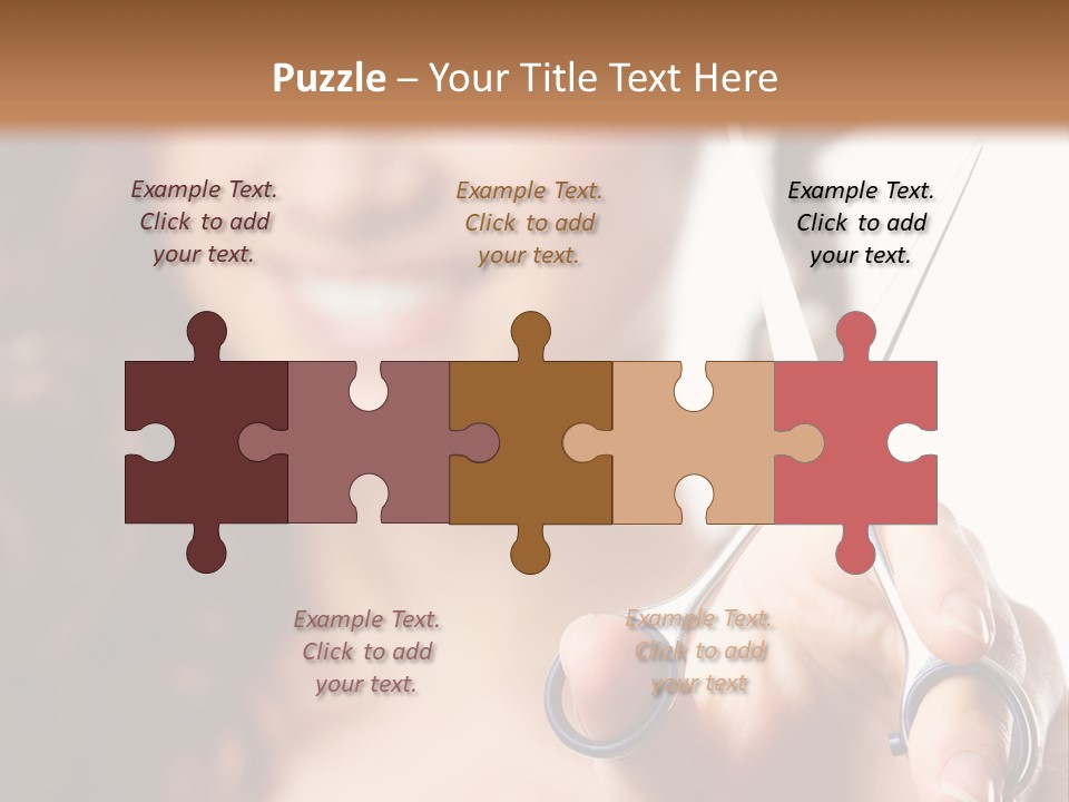 Female Focus Cute PowerPoint Template