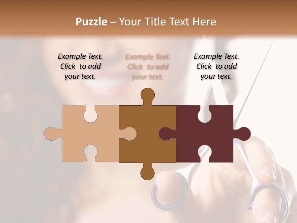 Female Focus Cute PowerPoint Template