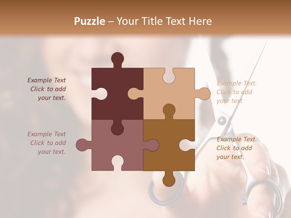 Female Focus Cute PowerPoint Template