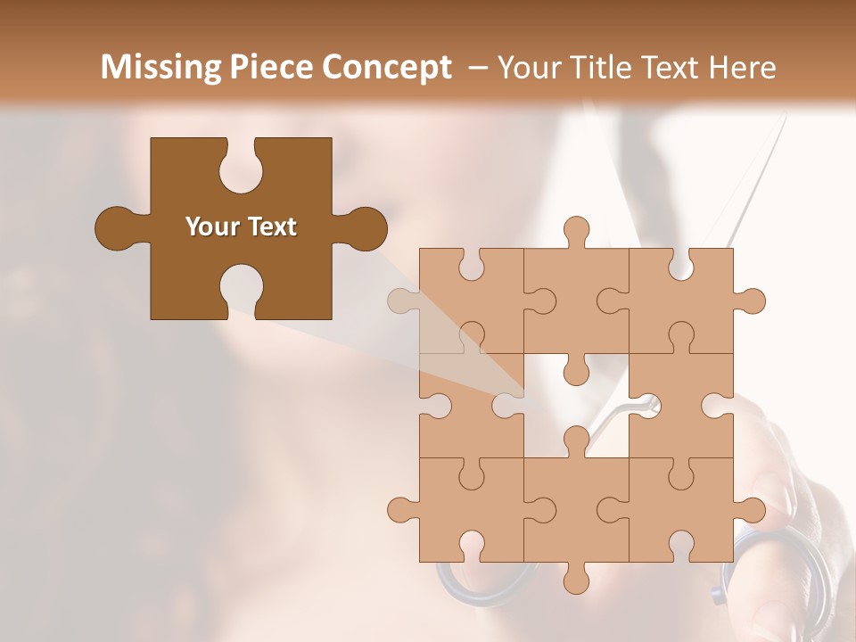 Female Focus Cute PowerPoint Template