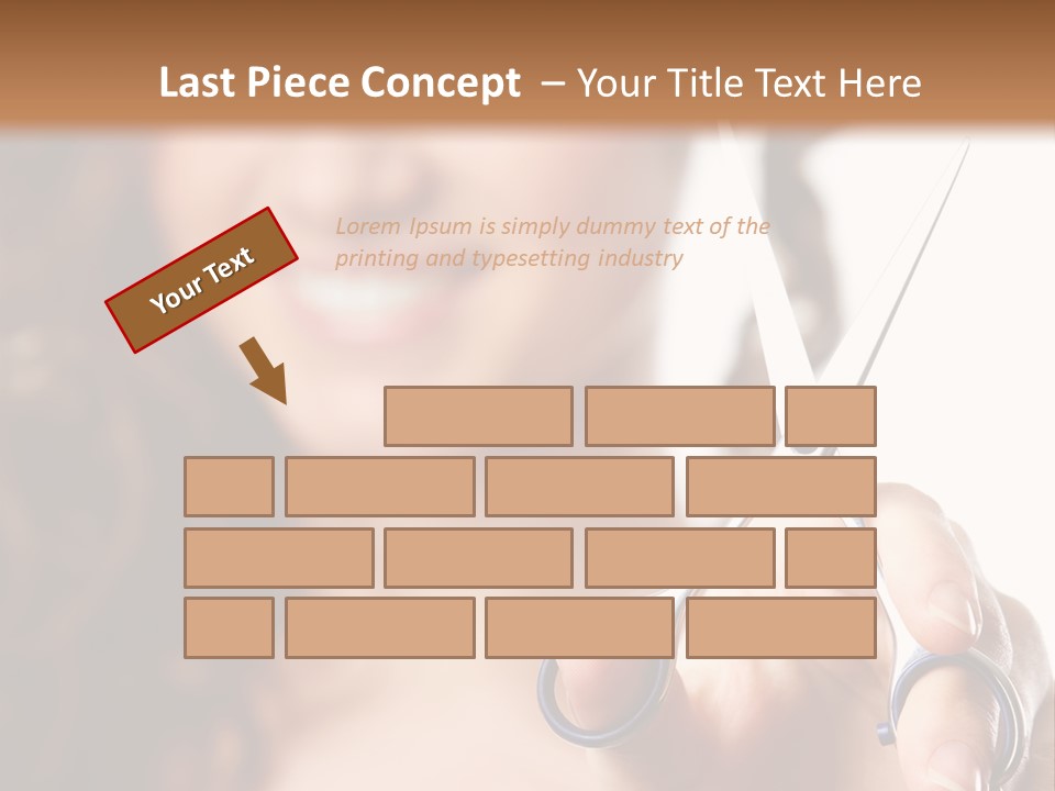Female Focus Cute PowerPoint Template