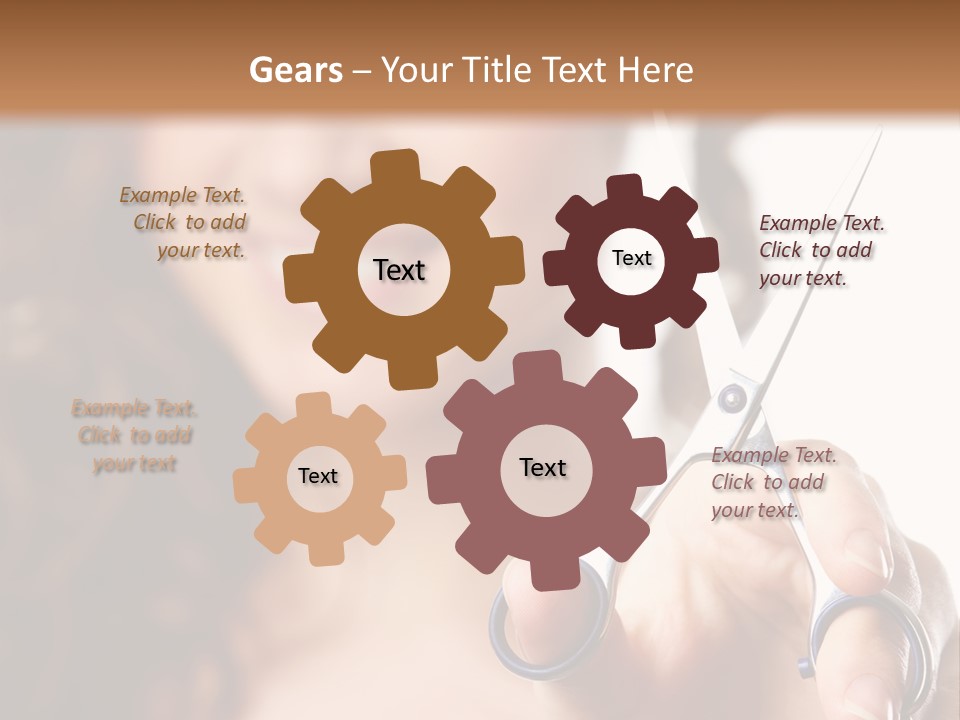 Female Focus Cute PowerPoint Template