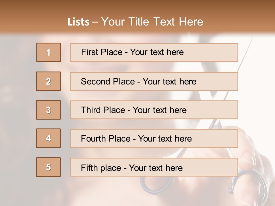 Female Focus Cute PowerPoint Template
