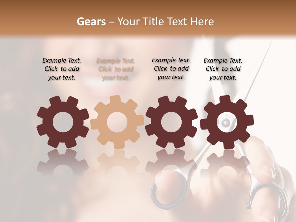 Female Focus Cute PowerPoint Template