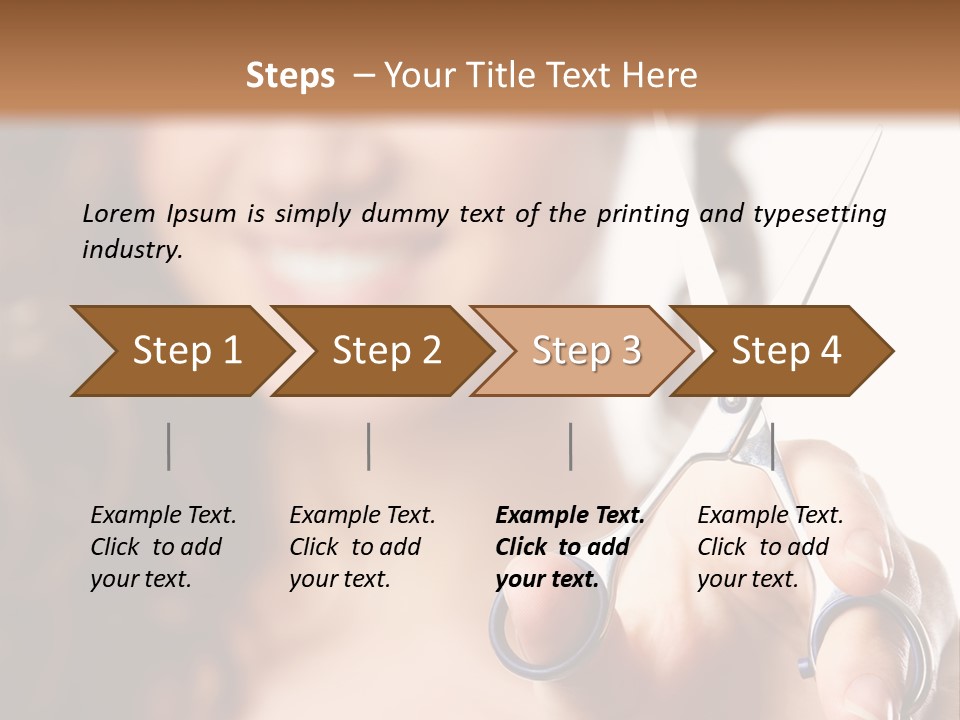 Female Focus Cute PowerPoint Template
