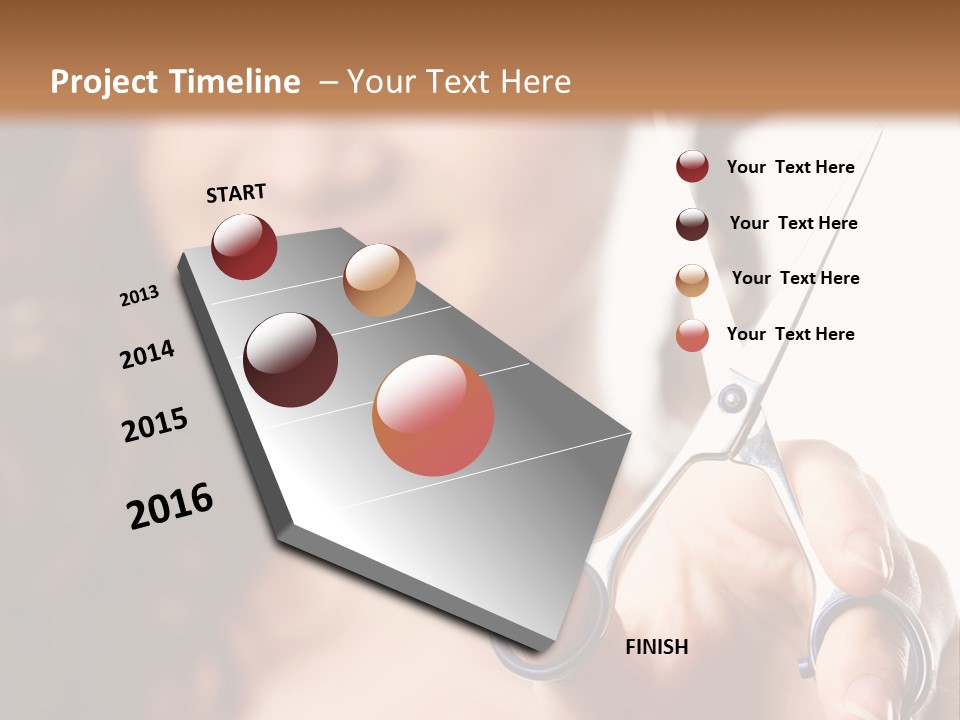 Female Focus Cute PowerPoint Template