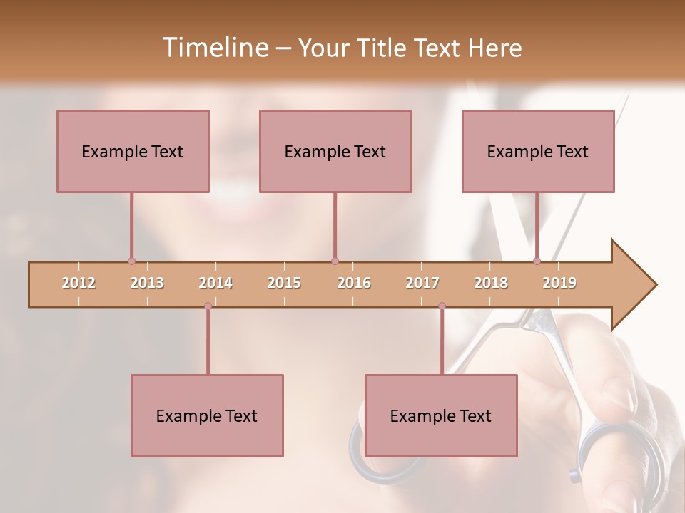 Female Focus Cute PowerPoint Template