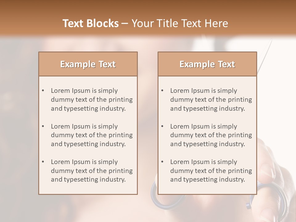 Female Focus Cute PowerPoint Template