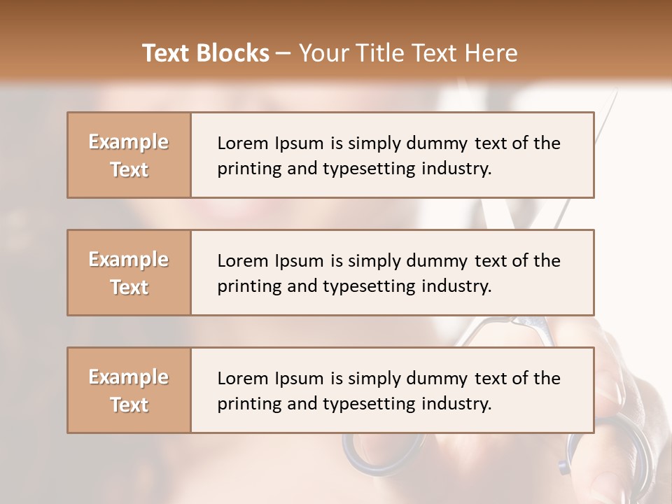 Female Focus Cute PowerPoint Template