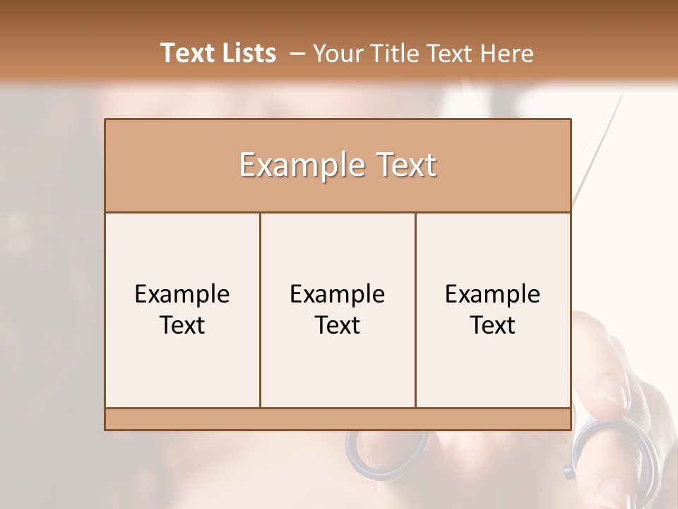Female Focus Cute PowerPoint Template