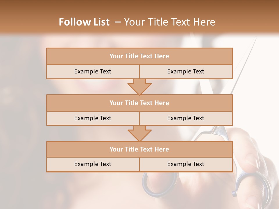 Female Focus Cute PowerPoint Template