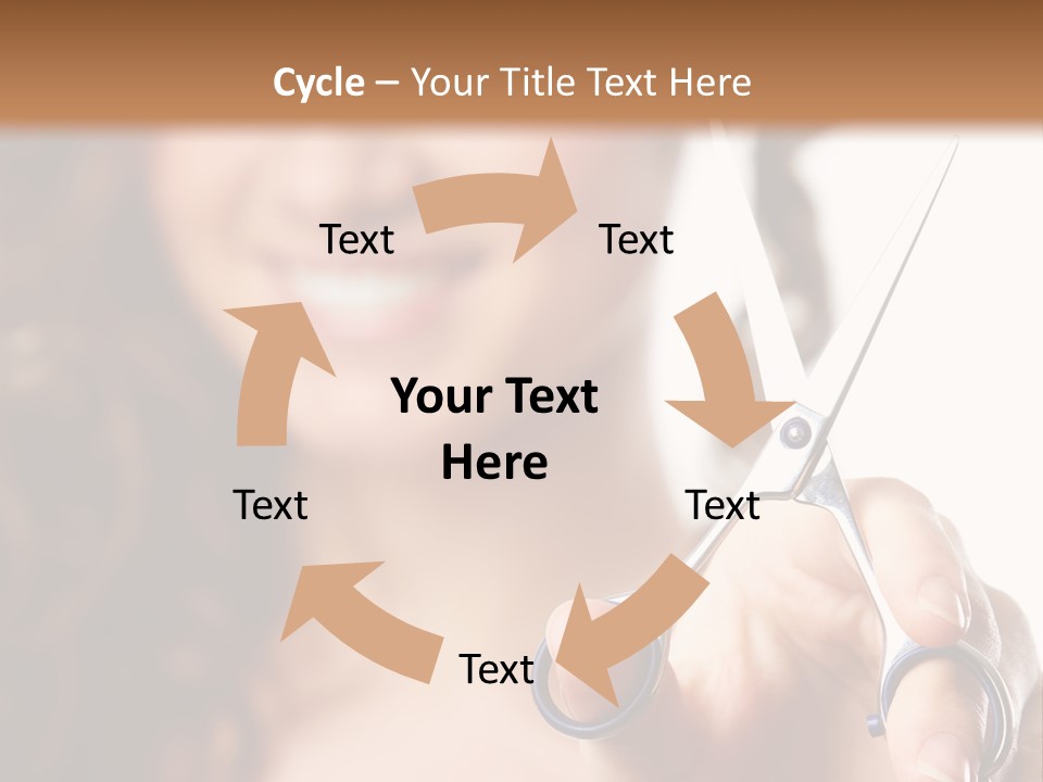 Female Focus Cute PowerPoint Template